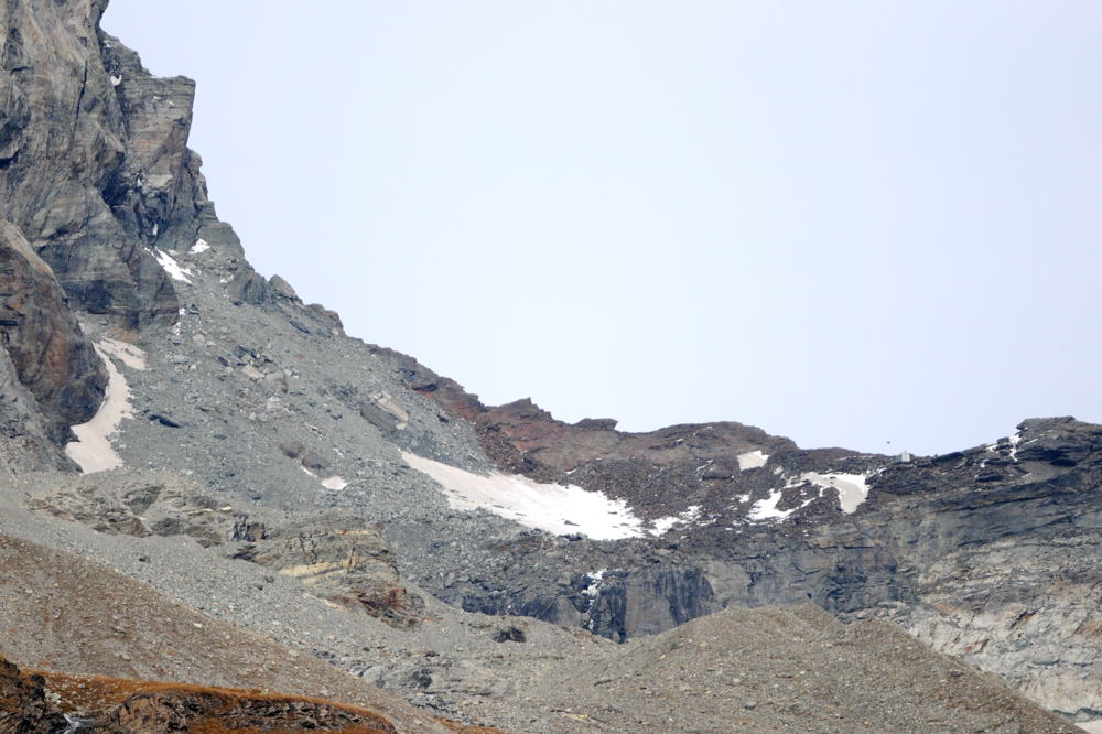 La parete sud del Cervino